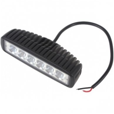 EMC LED plataus švietimo darbo žibintas 18W, 9-32V, 6 LED 3