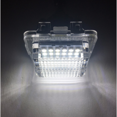 2x LED MB W204, W212, W216, W221, W207 18 SMD 3w/12v numerio apšvietimo lemputės 3