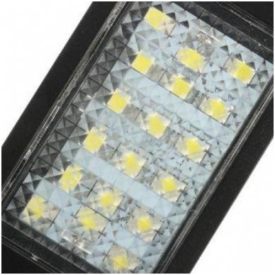 2x Led OEM Error-free numerio apšvietimas  Volkswagen Porsche automobilių 18 SMD 6000k 6