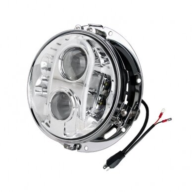 7" LED HIGH/LOW HARLEY žibinto laikilis 3