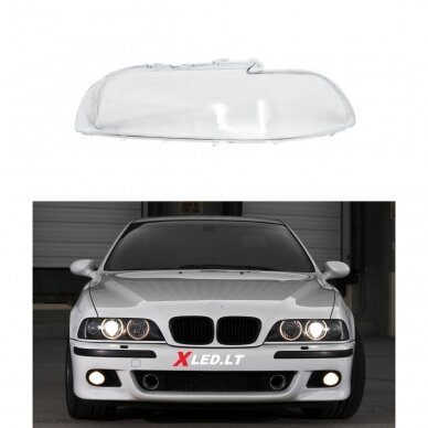 BMW 5 E39 (2000-2003) Facelift - Kairės pusės žibinto stiklas