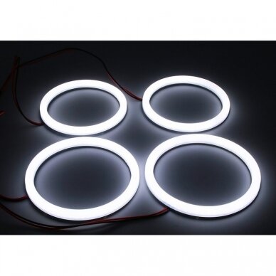 COTTON LED BMW E60 / E61 LCI OEM Angel Eyes balti šviesos žiedai 3