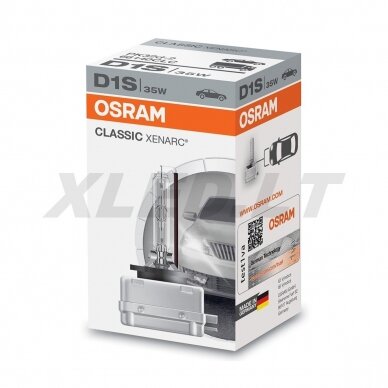 D1S OSRAM CLASSIC XENARC 66140CLC PK32d-2 35w 85V 4052899075382 xenon lemputė