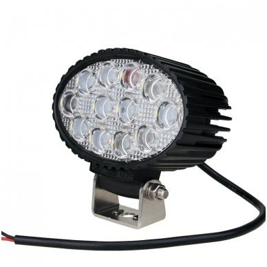 EMC LED plataus švietimo darbo žibintas 36W, 10-30V, 12 LED 8