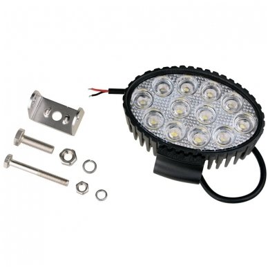 EMC LED plataus švietimo darbo žibintas 36W, 10-30V, 12 LED 9