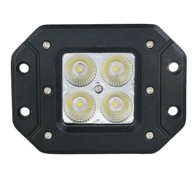 Įleidžiamas MINI LED žibintas plataus švietimo 20W, 10-30V, 4 LED, EMC 4