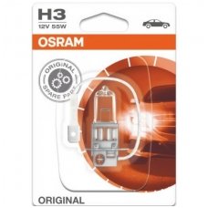 H3 1vnt. OSRAM ORIGINAL LINE 12V 55W, 64151, 4050300001494 halogeninė lemputė