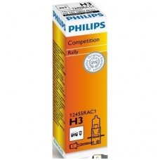 H3 1vnt. Philips "RALLY" Maximum light lemputė, 12455RAC1, 924705517146 halogeninė lemputė