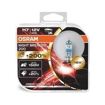 H7 OSRAM NIGHT BREAKER +200% 64210NB200-HCB 2vnt.