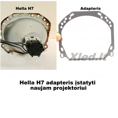 H7 Hella 3 Gen5 3R Bi-halogen remonto komplektas 4