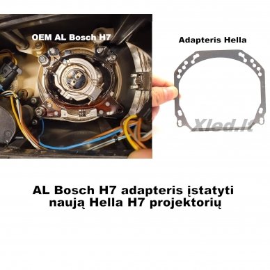 H7 Hella 3 Gen5 3R Bi-halogen remonto komplektas 6