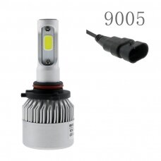 HB3 / 9005 COB LED sistema 12-24V, 25W, 2500LM į priekinius žibintus