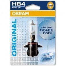 HB4 / 9006 1vnt. OSRAM ORIGINAL LINE 12V 51W, 9006, 4050300012650 halogeninė lemputė