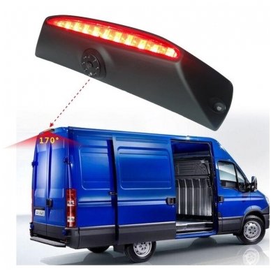 IVECO Daily 2011-2014 galinio vaizdo kamera integruota stabdžio žibinte 1