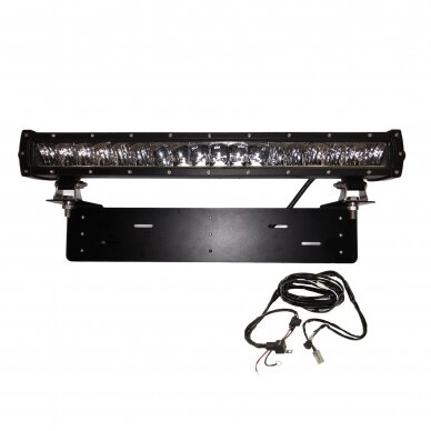 Komplektas LED BAR sertifikuoto žibinto 180W 18000LM 12-24V (E9 HR PL) COMBO 52cm su laikikliu ir laidu 1