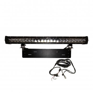 Komplektas LED BAR sertifikuoto žibinto 240W 24000LM 12-24V (E9 HR PL) COMBO su laikikliu ir laidu 1