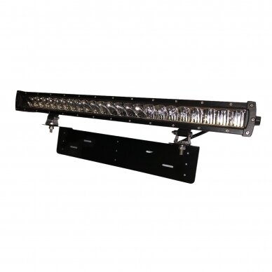 Komplektas LED BAR sertifikuoto žibinto 240W 24000LM 12-24V (E9 HR PL) COMBO su laikikliu ir laidu