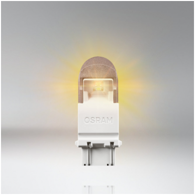 LED lemputės P27/7W OSRAM AMBER PREMIUM 12V 2W, 3557YE-02B, 4052899368064 3