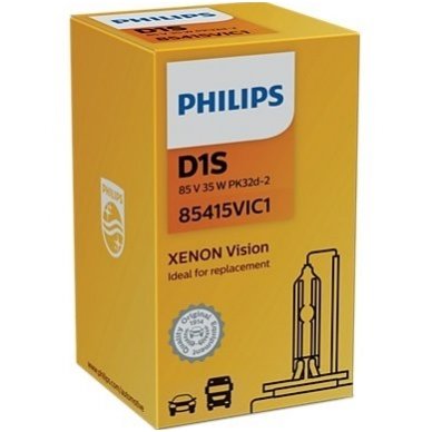 D1S NEW PHILIPS VISION originali 85415VIC1, 4400K xenon lemputė