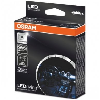 OSRAM CAN BUS CONTROLER 12V 5W, LED klaidų naikintojai LEDCBCTRL101