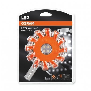 OSRAM LED SL302 švyturėlis su baterijom LEDguardian ROAD FLARE ORAN 4052899184053 11