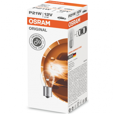 Osram P21W BA15S 7506 automobilinė lemputės 12V 21W 2