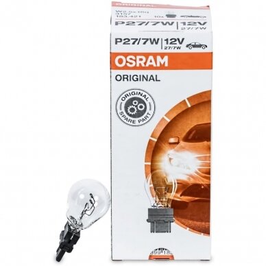 P27/7W  3157  27/7W halogeninė lemputė OSRAM ORIGINAL W2.5x16q, 4052899183421 1