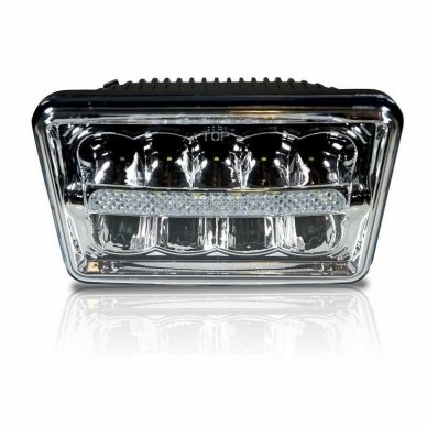 Sunkvežimių / MOTO priekinis CREE LED žibintas 45W artimos/ tolimos/ gabaritas 9-32V 7