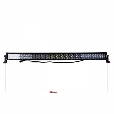 XLED 4D 240W lenktas OSRAM-CRD LED žibintas COMBO 107cm 7