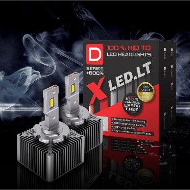 XLED D1S CAN-BUS +600% LED sistema 12V-24V 2x13000LM