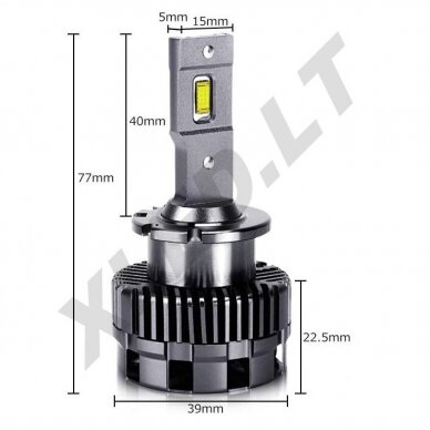 XLED D2S, D2R CAN-BUS +600% LED sistema 12V-24V 2x13000LM 7