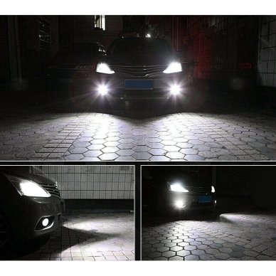 XLED HB4 / 9006 LED FOG ZES lemputė rūko ir DRL žibintams 8